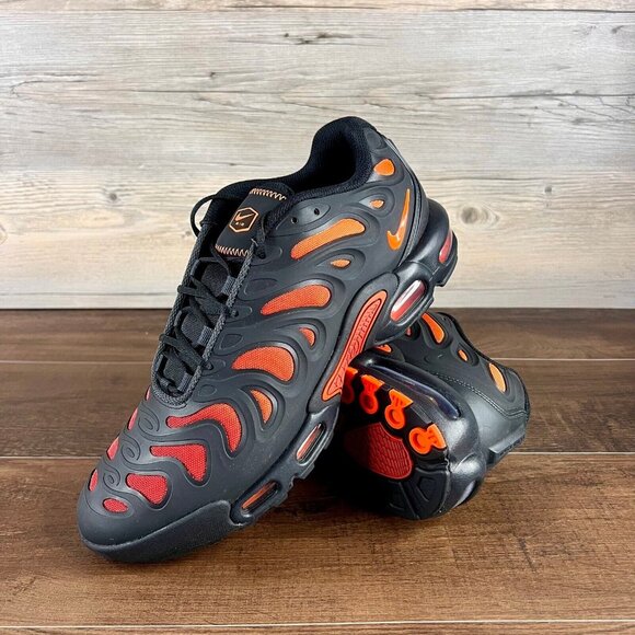Nike Air Max Plus Drift Black Dragon Red Mens Size 9 Hyper Crimson FD4290 010 - Picture 1 of 10